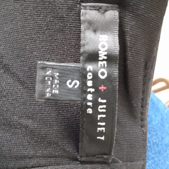 ROMEO &JULIET COUTURE WOMEN EMBROIDERED FAUX LEATHER MINI SKIRT SIZE S - Picture 8 of 10